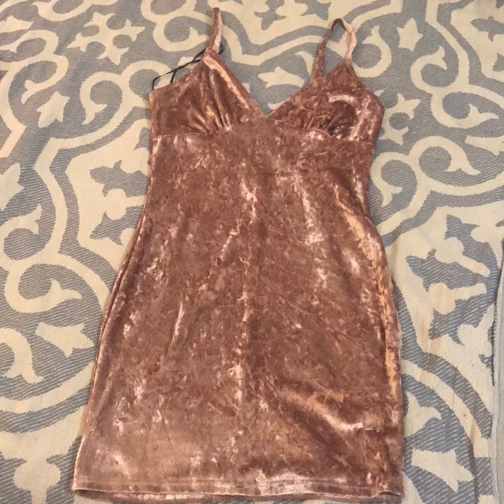 Suede dress